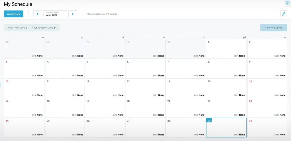 Workforce Software Eleveo: Eleveo's My Scheduling