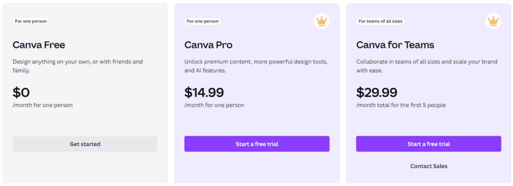 14 Best Video Marketing Tools to Boost Your Strategy in 2024: Canva Pricing