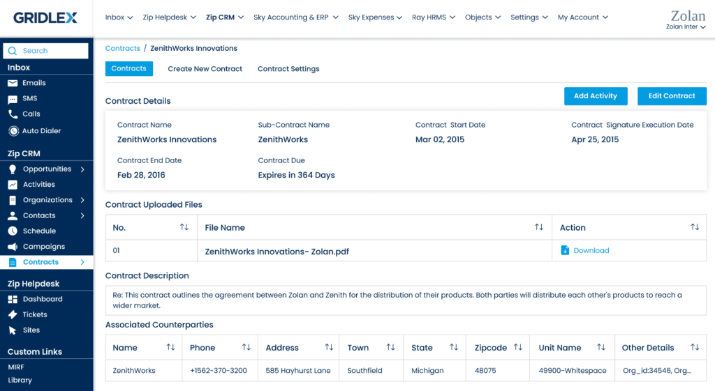 Accounting Software Gridlex